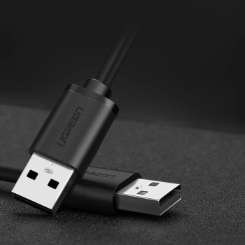  Elastyczny giętki kabel przewód USB 2.0 480Mb/s 1.5m czarny - zdj. dodatkowe 7