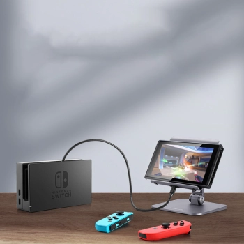  Wytrzymały przedłużacz kabla przewodu USB-C 3.1 10Gb/s 1m szary - zdj. dodatkowe 5