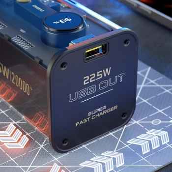  Powerbank K16Pro 20000mAh USB-A USB-C 22.5W PD czarny - zdj. dodatkowe 3