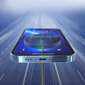  Ładowarka magnetyczna indukcyjna do iPhone 15W MagSafe czarna - zdj. dodatkowe 2