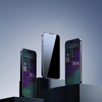  Szkło hartowane do iPhone 14 Pro na cały ekran 0.4mm filtr Anti Spy ZESTAW - zdj. dodatkowe 9