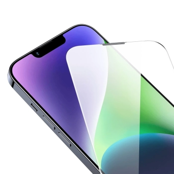  Szkło hartowane do iPhone 14 Plus / 13 Pro Max z osłoną na głośnik 0.4mm ZESTAW - zdj. dodatkowe 3