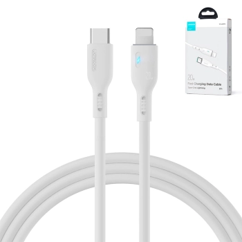  Kabel do iPhone ze wskaźnikiem LED USB-C - Lightning 20W 2m biały - zdj. dodatkowe 8