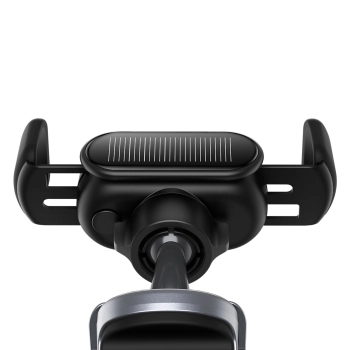  Uchwyt samochodowy z panelem słonecznym do Tesla Model 3 / Y T-Space czarny - zdj. dodatkowe 4