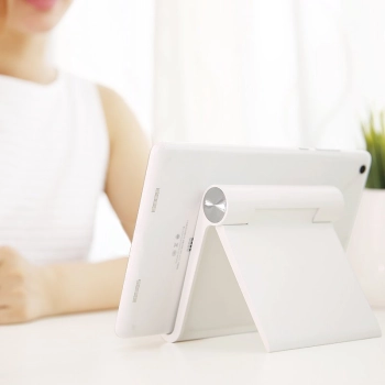  Biurkowy stojak podstawka uchwyt na telefon tablet czarny - zdj. dodatkowe 5