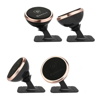  Uchwyt magnetyczny na telefon do samochodu na kokpit Overseas Edition srebrny - zdj. dodatkowe 1