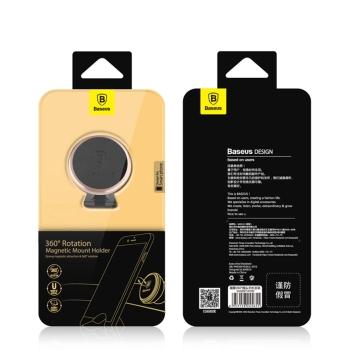  Uchwyt magnetyczny na telefon do samochodu na kokpit Overseas Edition srebrny - zdj. dodatkowe 5