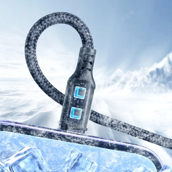  4w1 Kabel przewód USB-A - USB-C 2x iPhone Lightning microUSB 1.2m czarny - zdj. dodatkowe 7