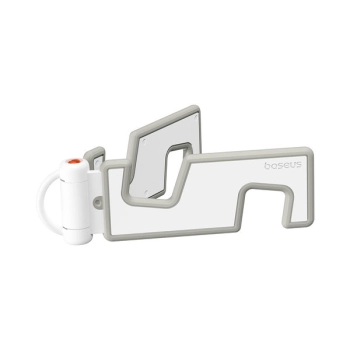  Rozkładana podstawka do telefonu zawieszka brelok do kluczy Portable biały - zdj. dodatkowe 2