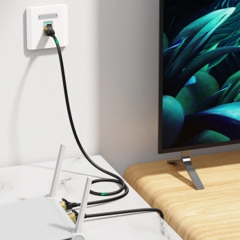  Kabel sieciowy patchcord STP RJ45 Cat 7 15m czarny - zdj. dodatkowe 2