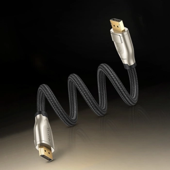  Kabel przewód DisplayPort wytrzymały elastyczny DP112 DP1.4 8K 3m czarny - zdj. dodatkowe 4