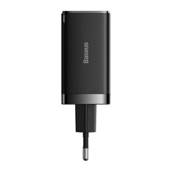  Szybka ładowarka sieciowa GaN 2x USB-C USB 65W + kabel USB-C czarna - zdj. dodatkowe 5