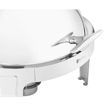  Podgrzewacz do potraw stołowy okrągły na pastę z pokrywą rolltop 6 l - zdj. dodatkowe 2