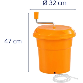  Wirówka do suszenia sałaty ręczna 12 l - zdj. dodatkowe 6