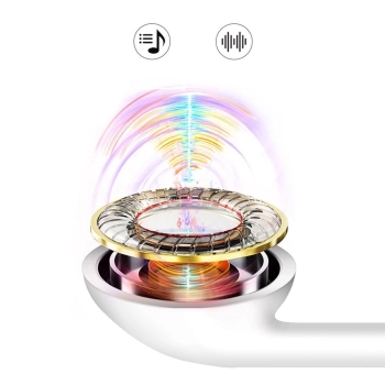  Zestaw słuchawkowy X10S przewodowe słuchawki mini jack 3.5mm biały - zdj. dodatkowe 7