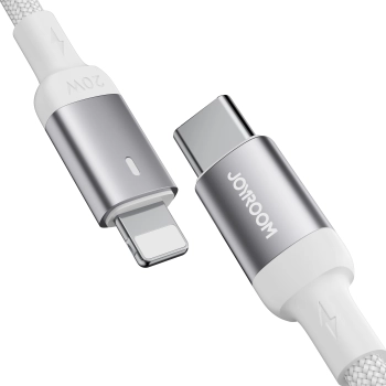  Wytrzymały kabel do iPhone A10 Series w oplocie USB-C - Lightning 20W 2m biały - zdj. dodatkowe 8