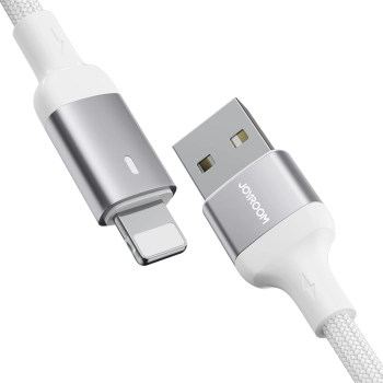  Kabel przewód do iPhone A10 Series USB - Lightning 2.4A 1.2m biały - zdj. dodatkowe 10