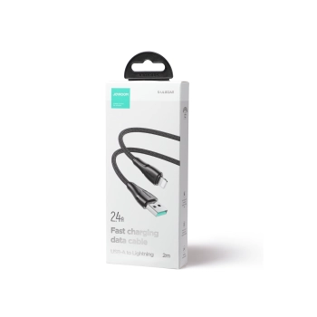  Kabel przewód do iPhone Surpass Series USB - Lightning 2.4A 2m czarny - zdj. dodatkowe 4