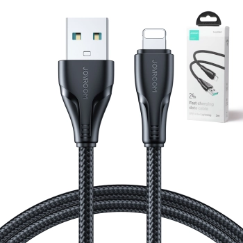  Kabel przewód do iPhone Surpass Series USB - Lightning 2.4A 2m czarny - zdj. dodatkowe 6
