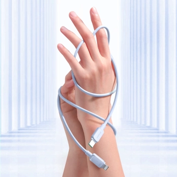  Kabel przewód do iPhone USB-C - Lightning 20W 1.2m niebieski - zdj. dodatkowe 9