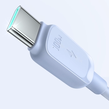  Kabel przewód USB-C - USB-C 100W 1.2m niebieski - zdj. dodatkowe 9