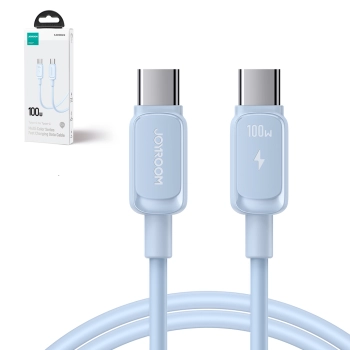  Kabel przewód USB-C - USB-C 100W 1.2m niebieski - zdj. dodatkowe 1