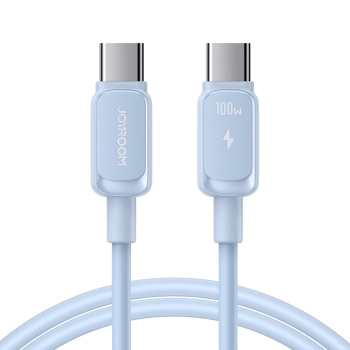  Kabel przewód USB-C - USB-C 100W 1.2m niebieski - zdj. dodatkowe 2