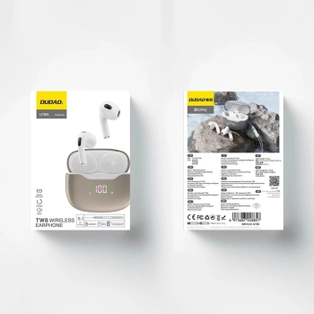  Słuchawki bezprzewodowe Bluetooth 5.1 TWS U15N LED białe - zdj. dodatkowe 1