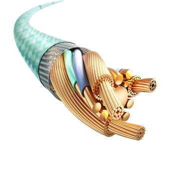  Kabel przewód do iPhone Multi-Color Series USB-A - Lightning 3A 1m zielony - zdj. dodatkowe 1