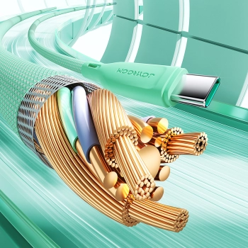  Kabel przewód Multi-Color Series USB-A - USB-C 100W szybki transfer 1m czarny - zdj. dodatkowe 4