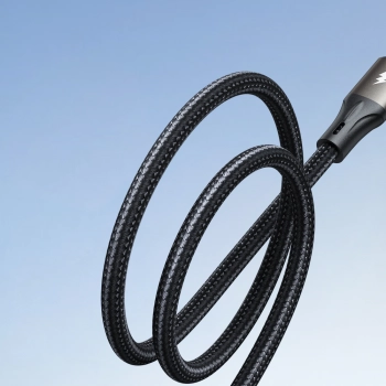  Kabel przewód Light-Speed Series USB-A - USB-C szybki transfer 100W 1.2m czarny - zdj. dodatkowe 3