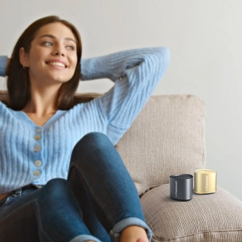  Mały Mini głośnik bezprzewodowy TWS Nimo Bluetooth 5.3 5W czarny - zdj. dodatkowe 9