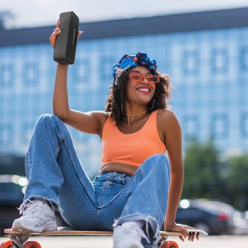  Głośnik bezprzewodowy T2 Mini 2023 Bluetooth 5.0 10W czarny - zdj. dodatkowe 7