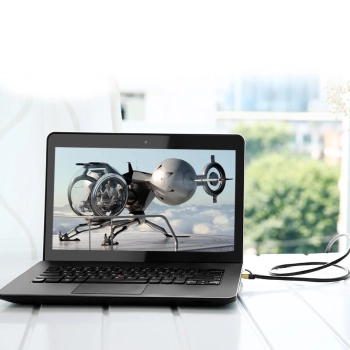  Kabel przewód patchcord sieciowy LAN RJ45 Cat 7 STP 10Gbps 2m czarny - zdj. dodatkowe 6