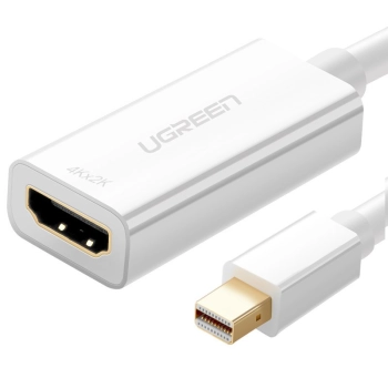  Adapter przejściówka FHD Mini DisplayPort (męski) na HDMI (żeński) biały - zdj. dodatkowe 1