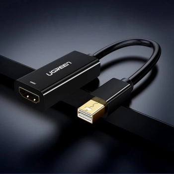  Adapter przejściówka FHD Mini DisplayPort (męski) na HDMI (żeński) biały - zdj. dodatkowe 2