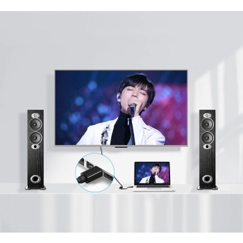  Adapter przejściówka FHD Mini DisplayPort (męski) na HDMI (żeński) biały - zdj. dodatkowe 5