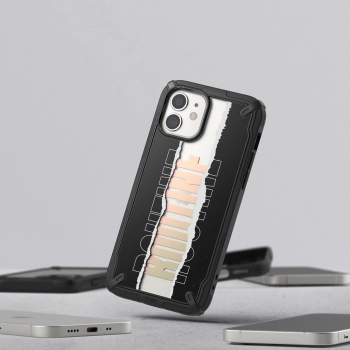  Etui pancerny pokrowiec z ramką iPhone 12 mini Fusion X Design Routine czarny - zdj. dodatkowe 1