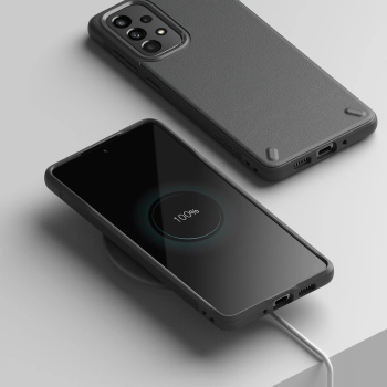  Wytrzymałe i elastyczne etui pokrowiec Galaxy A73 Onyx szary - zdj. dodatkowe 6