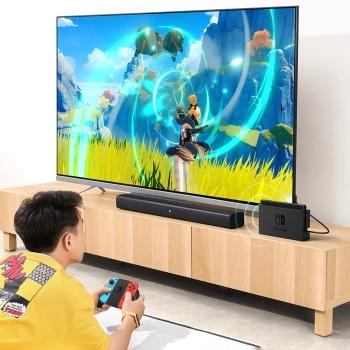  Adapter transmiter Bluetooth do słuchawek Playstation Nintendo Switch czarny - zdj. dodatkowe 7