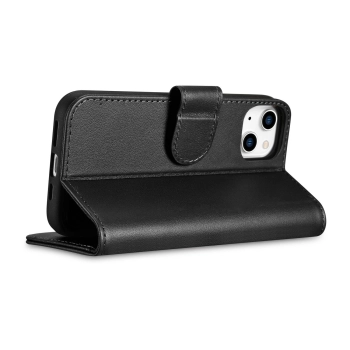  2w1 etui skórzany pokrowiec z klapką iPhone 14 Plus Anti-RFID Wallet Case czarny - zdj. dodatkowe 7