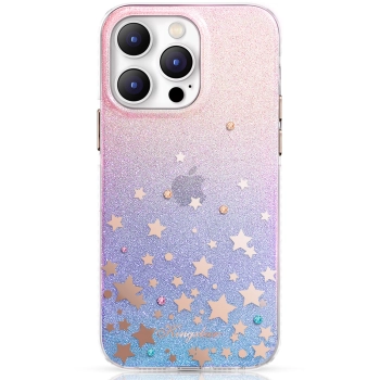  Etui pokrowiec w gwiazdki iPhone 14 Plus Heart Star Series ZODIAC - zdj. dodatkowe 1
