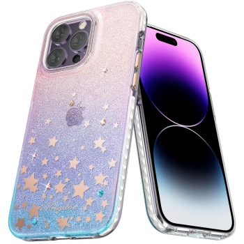  Etui pokrowiec w gwiazdki iPhone 14 Plus Heart Star Series ZODIAC - zdj. dodatkowe 2