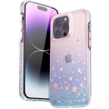  Etui pokrowiec w gwiazdki iPhone 14 Plus Heart Star Series ZODIAC - zdj. dodatkowe 3