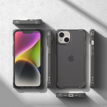  Trwałe i wytrzymałe etui do iPhone 14 Plus Fusion Bumper szary - zdj. dodatkowe 6