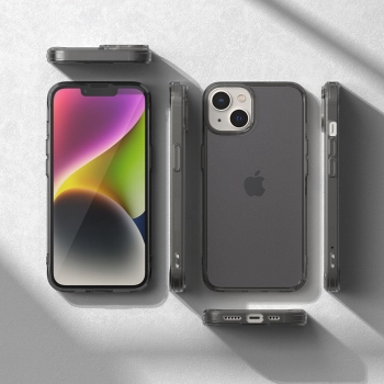  Etui ochronne pokrowiec do iPhone 14 Plus z żelową ramką Fusion Matte szary - zdj. dodatkowe 6