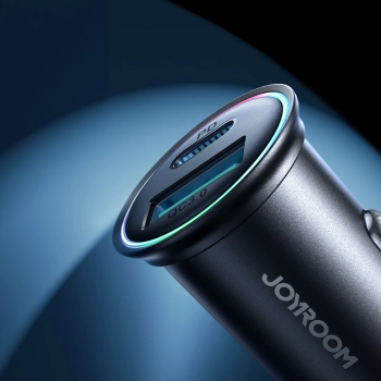  Mini ładowarka samochodowa 60W USB-A QC3.0 USB-C PD czarna - zdj. dodatkowe 6