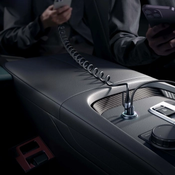  Mini ładowarka samochodowa 60W USB-A QC3.0 USB-C PD czarna - zdj. dodatkowe 7