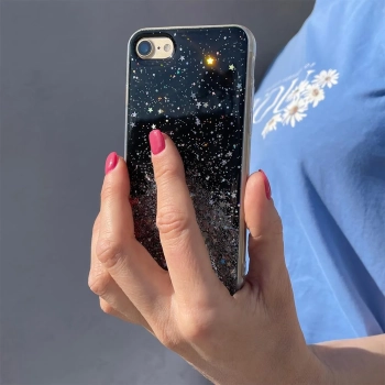  Błyszczące etui pokrowiec z brokatem Samsung Galaxy A42 5G Star Glitter przezroczysty - zdj. dodatkowe 4