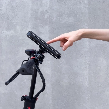  Etui na telefon z uchwytem na kierownicę do roweru motocykla hulajnogi czarny - zdj. dodatkowe 9